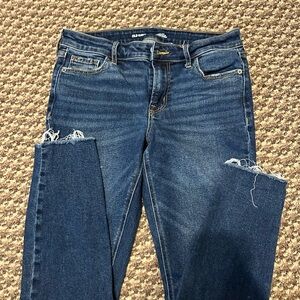 Old Navy Women's Dark Blue Skinny Jeans